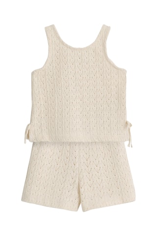 Canotta e shorts - Ecrù