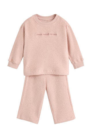 Felpa e pantaloni - Rosa