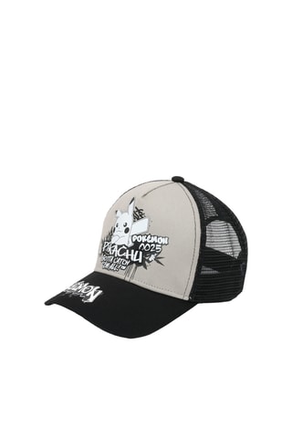 Casquette Pikachu Pokémon - Noir et gris foncé