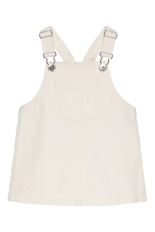 Abito salopette in jeans - Grigio chiaro
