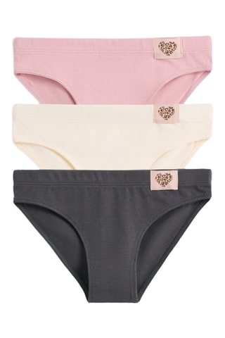 3 culottes - Rose et anthracite