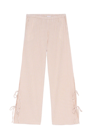 Pantaloni - Beige e bianco