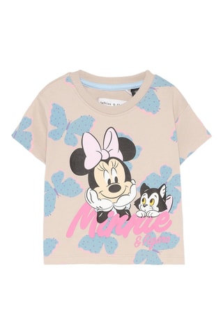 T-shirt e pantalon Minni e Figaro Disney - Beige