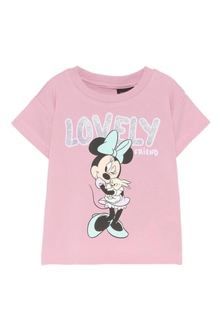 T-shirt e leggings Minni Disney - Salmone