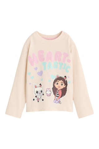T-shirt e leggings La casa delle bambole di Gabby - Beige