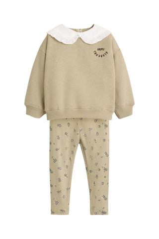 Sweat et legging - Beige
