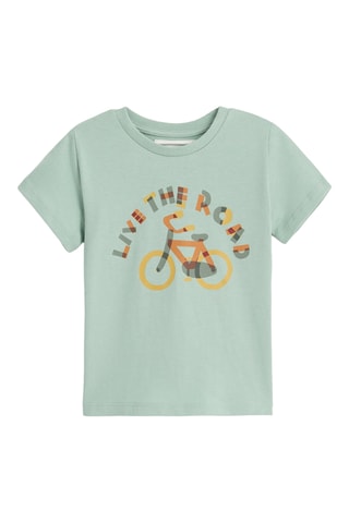 T-shirt e bermuda - Verde chiaro
