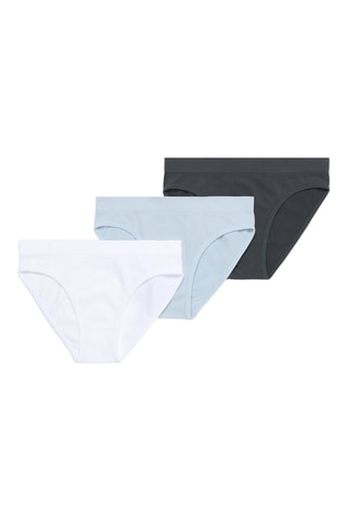 3 culottes - Blanc et ciel