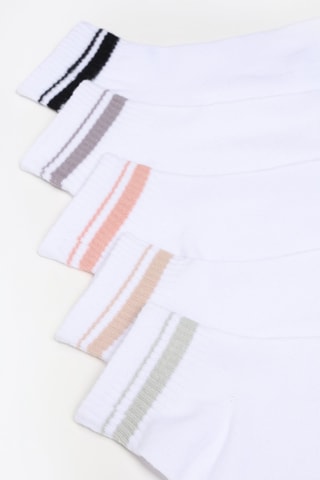 5 paia di calze - Bianco