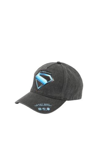 Cappellino Superman Justice League DC Comics - Nero melange