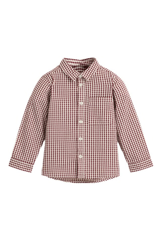 Chemise - Blanc et bordeaux