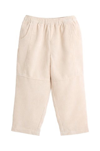 Pantaloni in velluto - Ecrù