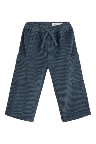 Pantaloni in velluto - Navy