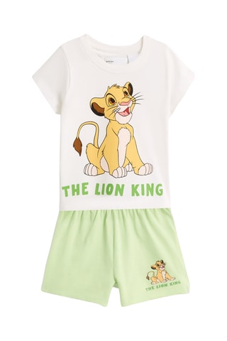 Pigiama Simba Il re leone Disney - Bianco e verde chiaro