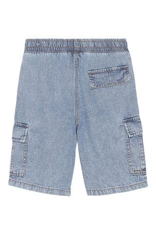 Bermuda in jeans - Blu