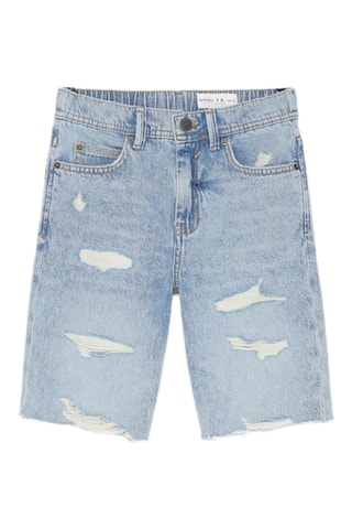 Bermuda in jeans - Celeste