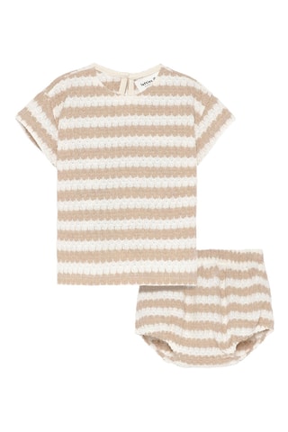 T-shirt et bloomer - Beige