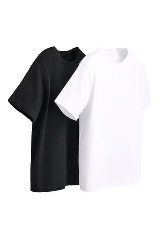 2 t-shirts - Blanc et noir