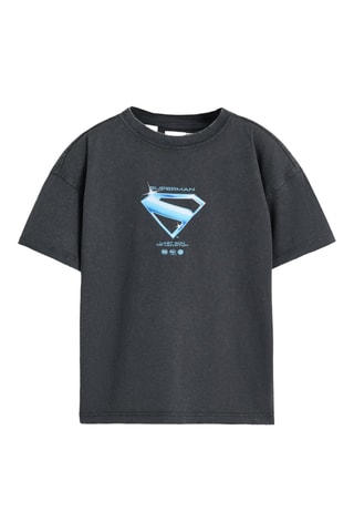 T-shirt Superman La Ligue des Justiciers DC Comics - Anthracite