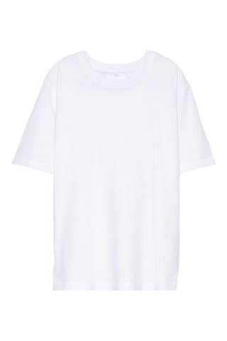 4 t-shirts - Blanc et gris clair chiné