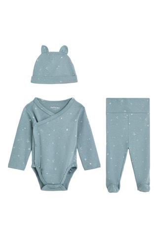 Set 3 pezzi - Blu-grigio