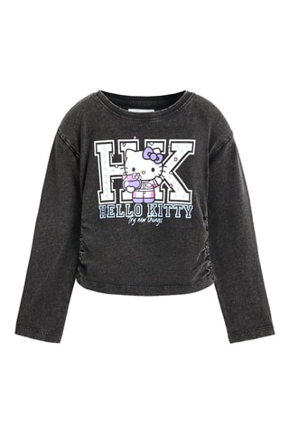T-shirt Hello Kitty Sanrio - Grigio scuro