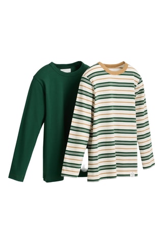2 t-shirts - Vert foncé