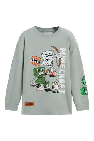T-shirt Minecraft - Vert d’eau
