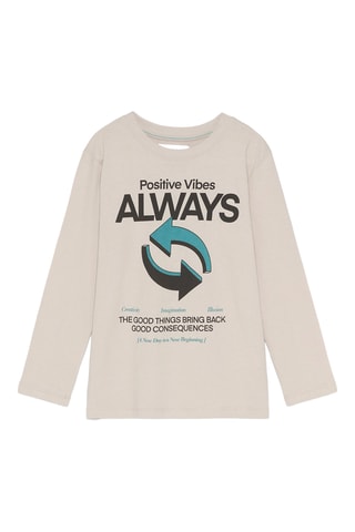 4 t-shirts - Beige et rouge brique