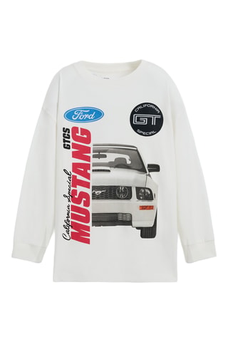 T-shirt Ford - Blanc
