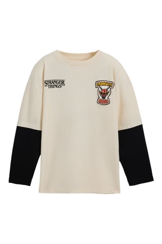 T-shirt Stranger Things - Ecru