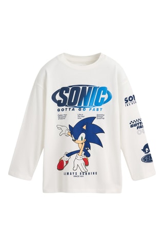 T-shirt Sonic - Blanc
