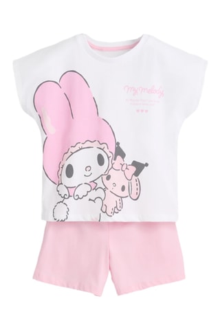 Pigiama Hello Kitty Sanrio - Bianco e rosa
