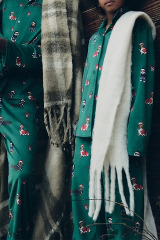 Pyjama en velours - Vert