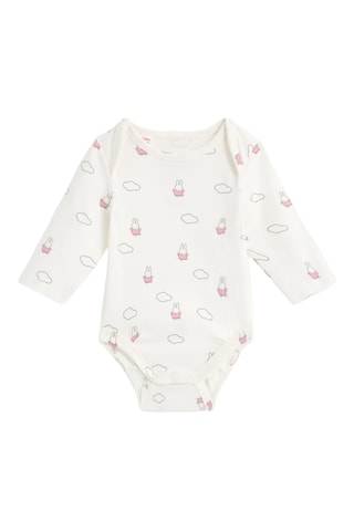 2 body Miffy - Bianco e rosa