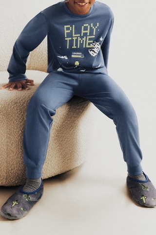 Pyjama - Bleu cobalt