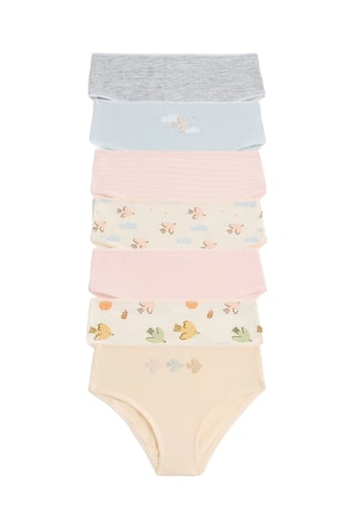 7 slip - Rosa e grigio chiaro melange