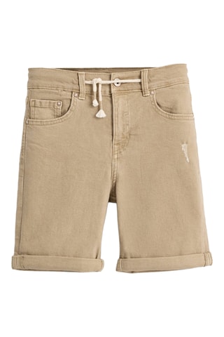 Bermuda in jeans - Beige