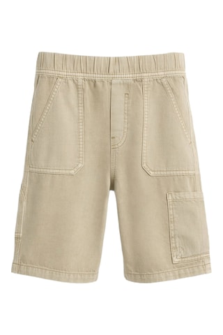 Bermuda in jeans - Beige
