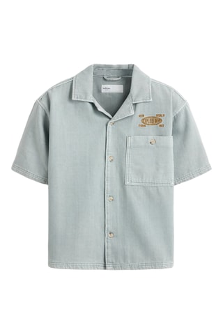 Camicia in jeans - Azzurro