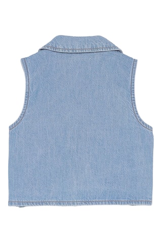 Gilet in jeans - Blu