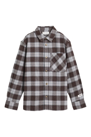 Camicia - Marrone e bianco