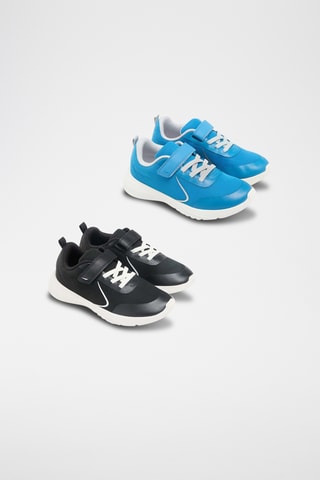 2 paires de baskets - Noir et bleu clair