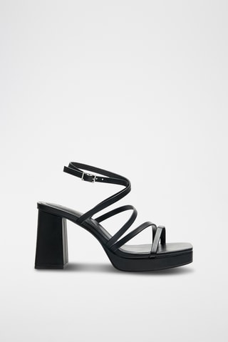 Sandales à talons - Noir