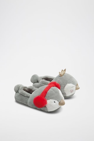 Pantoufles - Gris clair