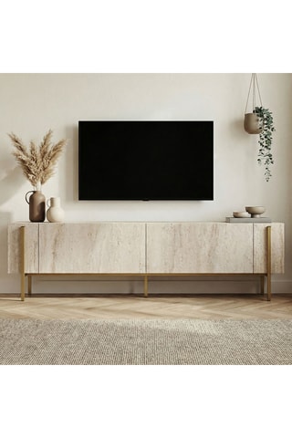 Meuble TV 2 portes Nexus - 180 x 45 x 30 cm