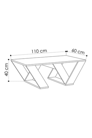 Table basse - 110 x 60 x 40 cm