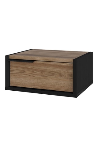 Table de chevet murale 1 tiroir - 18,5 x 40 x 33 cm