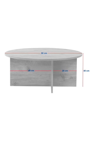 Table basse Soleil - 90 x 40 x 90 cm