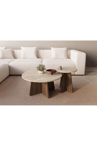 2 tables basses - 70 x 40 x 70/ 40 x 47 x x 40 cm
